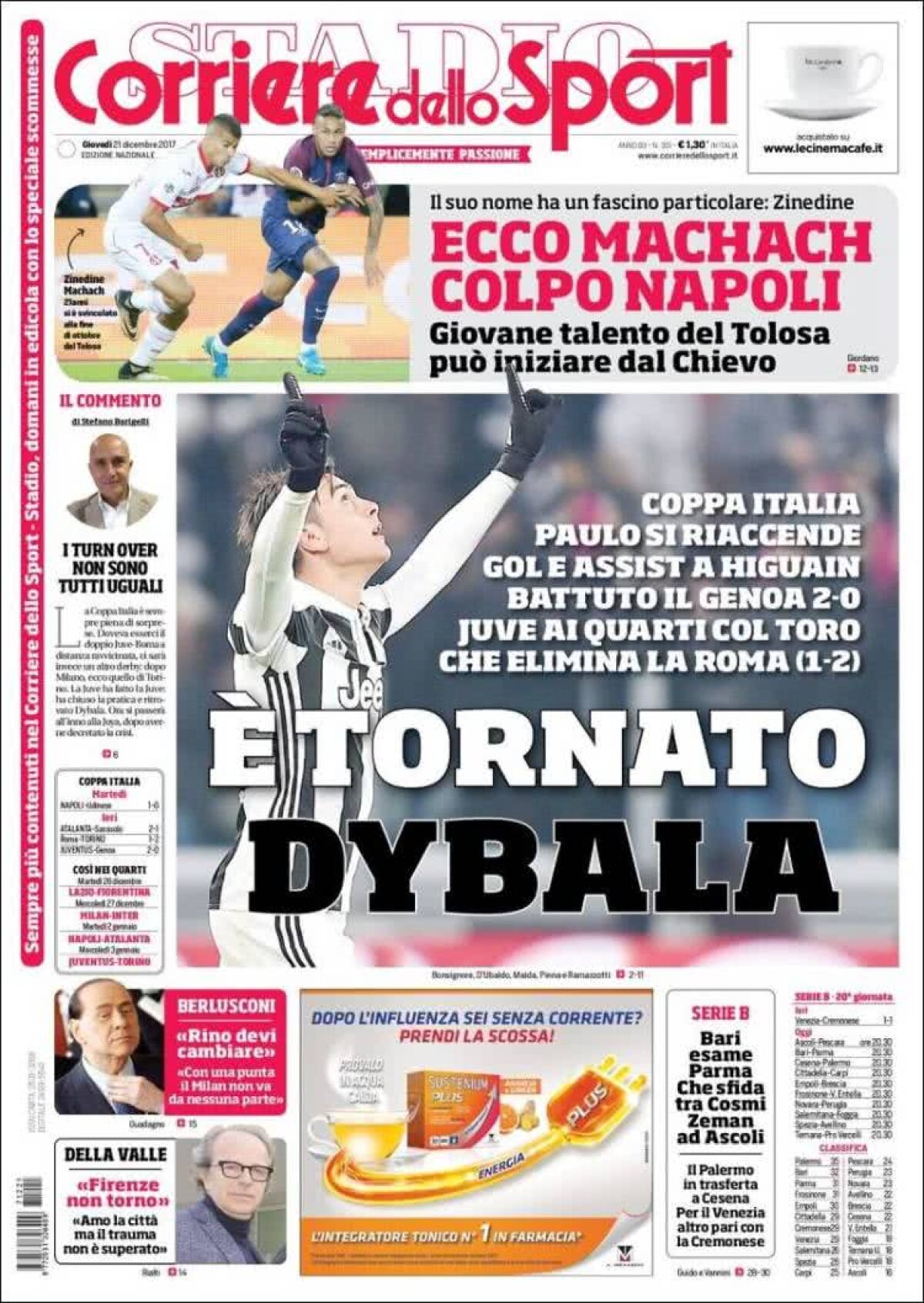 Ce scriu azi ziarele de sport din lume (21 decembrie 2017)