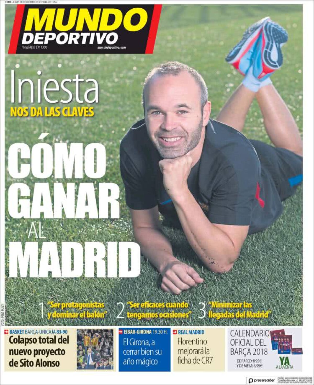 Ce scriu azi ziarele de sport din lume (21 decembrie 2017)