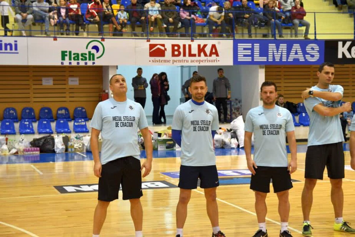 FOTO Nume de seamă din sportul românesc la "Meciul Stelelor de Crăciun" » Spectacolul a fost garantat