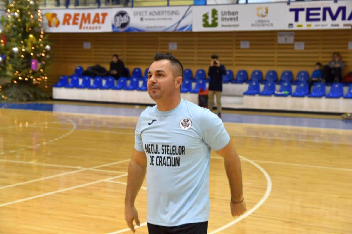 FOTO Nume de seamă din sportul românesc la "Meciul Stelelor de Crăciun" » Spectacolul a fost garantat