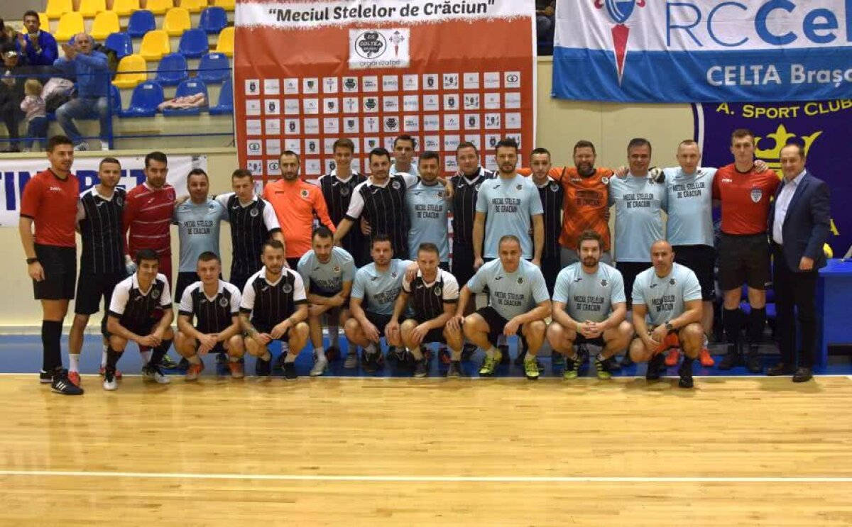 FOTO Nume de seamă din sportul românesc la "Meciul Stelelor de Crăciun" » Spectacolul a fost garantat