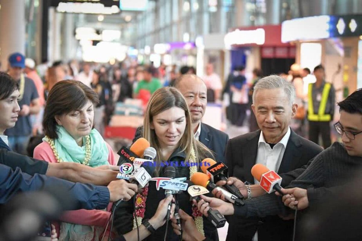 FOTO Simona Halep a avut parte de o primire superbă în Thailanda » Când va juca primul meci