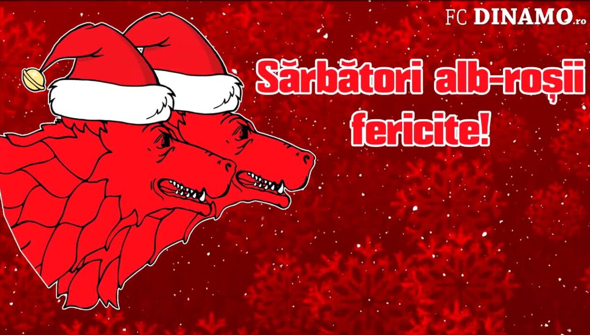 VIDEO Dinamo și-a prezentat noua siglă de sărbători în fața copiilor » Ce s-a întâmplat cu câinii de pe emblemă