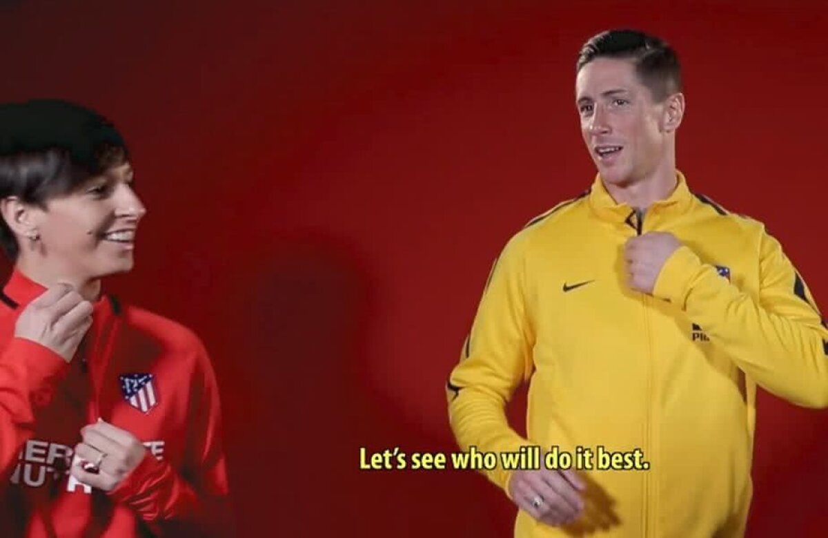 FOTO + VIDEO Jucătoarea română de la Atletico Madrid s-a distrat de sărbători alături  de starurile Torres și Oblak: "Parcă eram prieteni vechi"