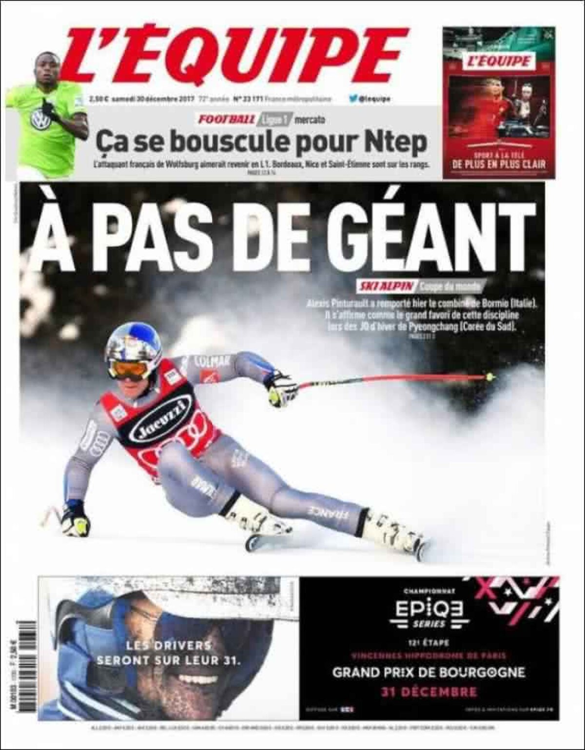 Ce scriu azi ziarele de sport din lume (30 decembrie 2017)