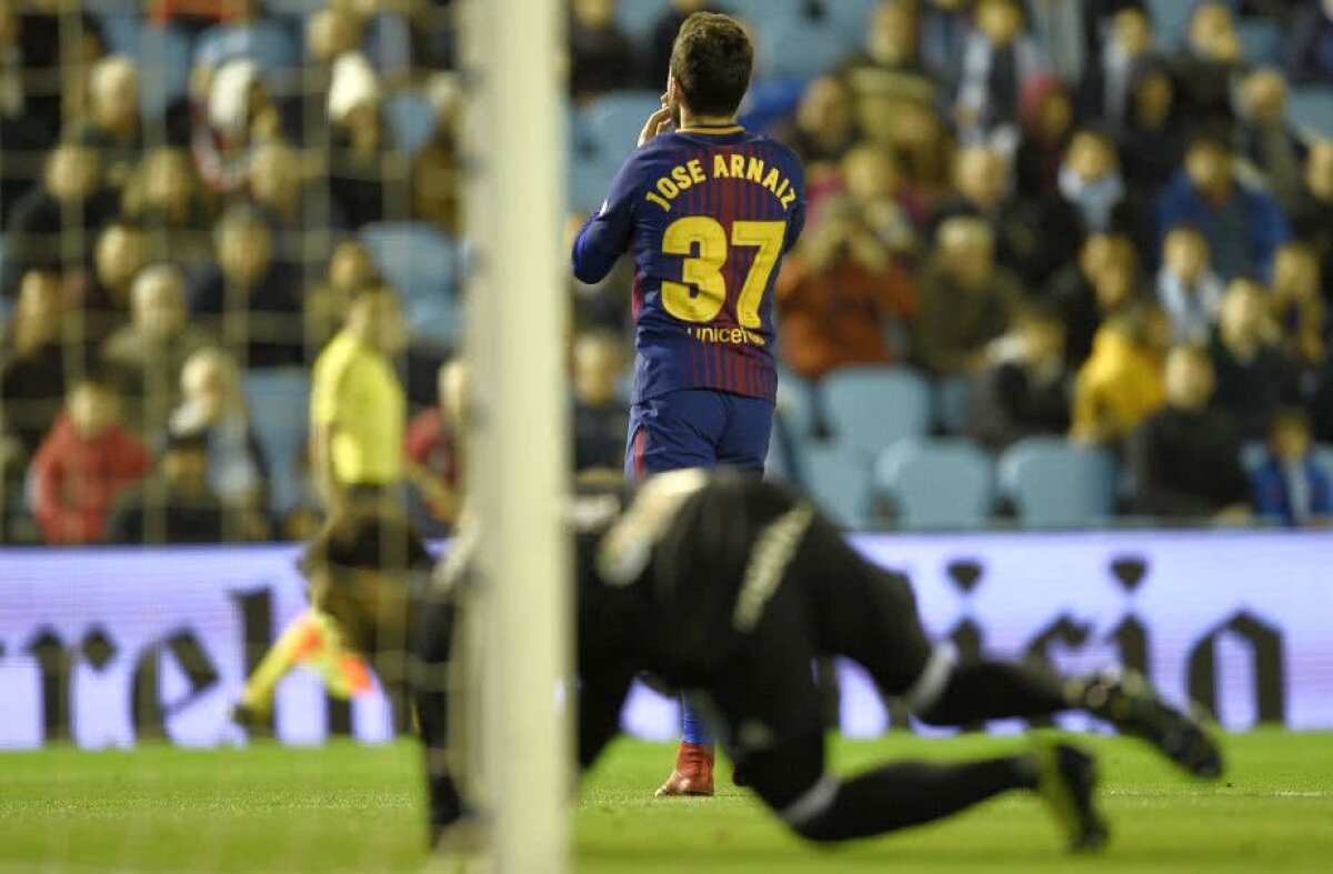 FOTO + VIDEO Fără Messi și Suarez, Barcelona a remizat cu Celta Vigo în Cupa Spaniei, 1-1 