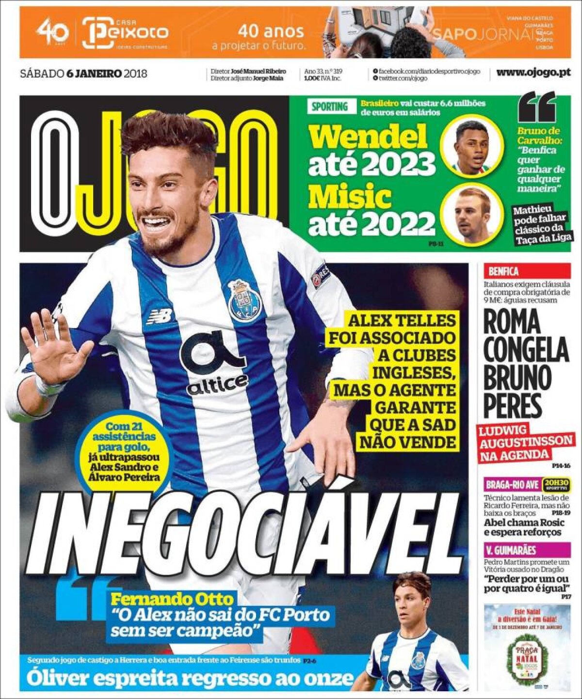 Ce scriu azi ziarele de sport din lume (6 ianuarie 2018)