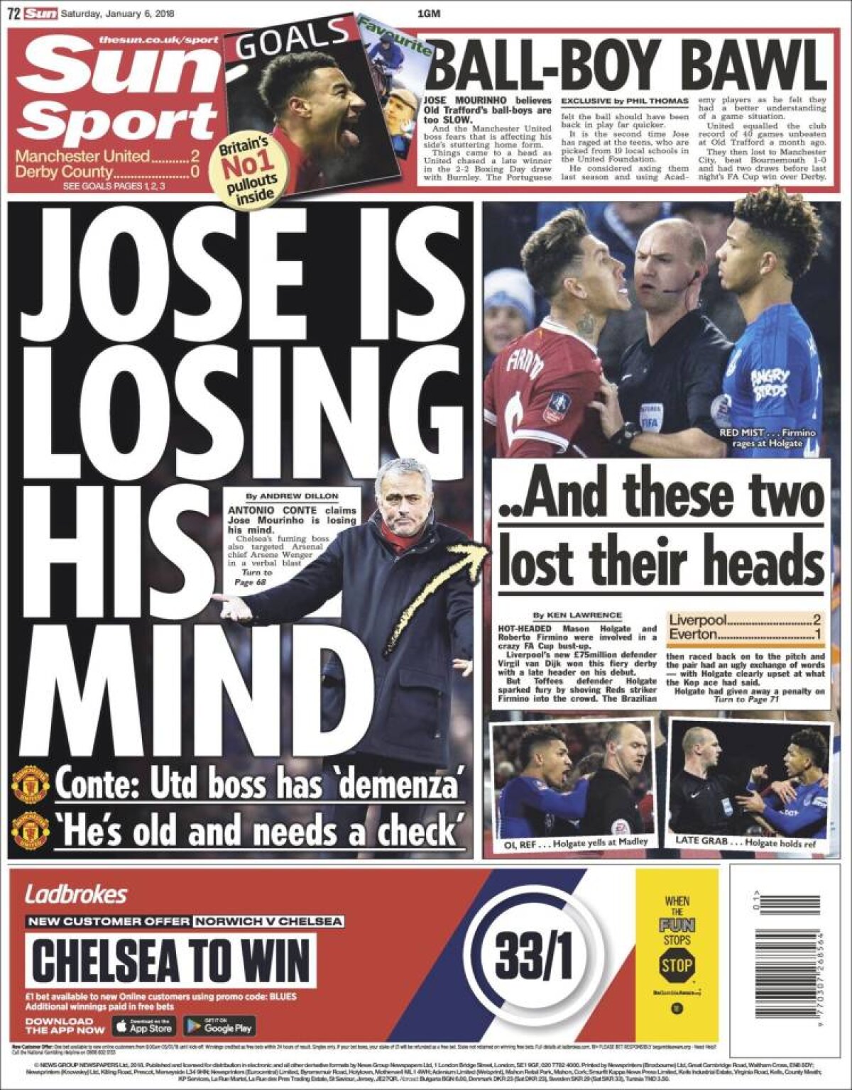 Ce scriu azi ziarele de sport din lume (6 ianuarie 2018)