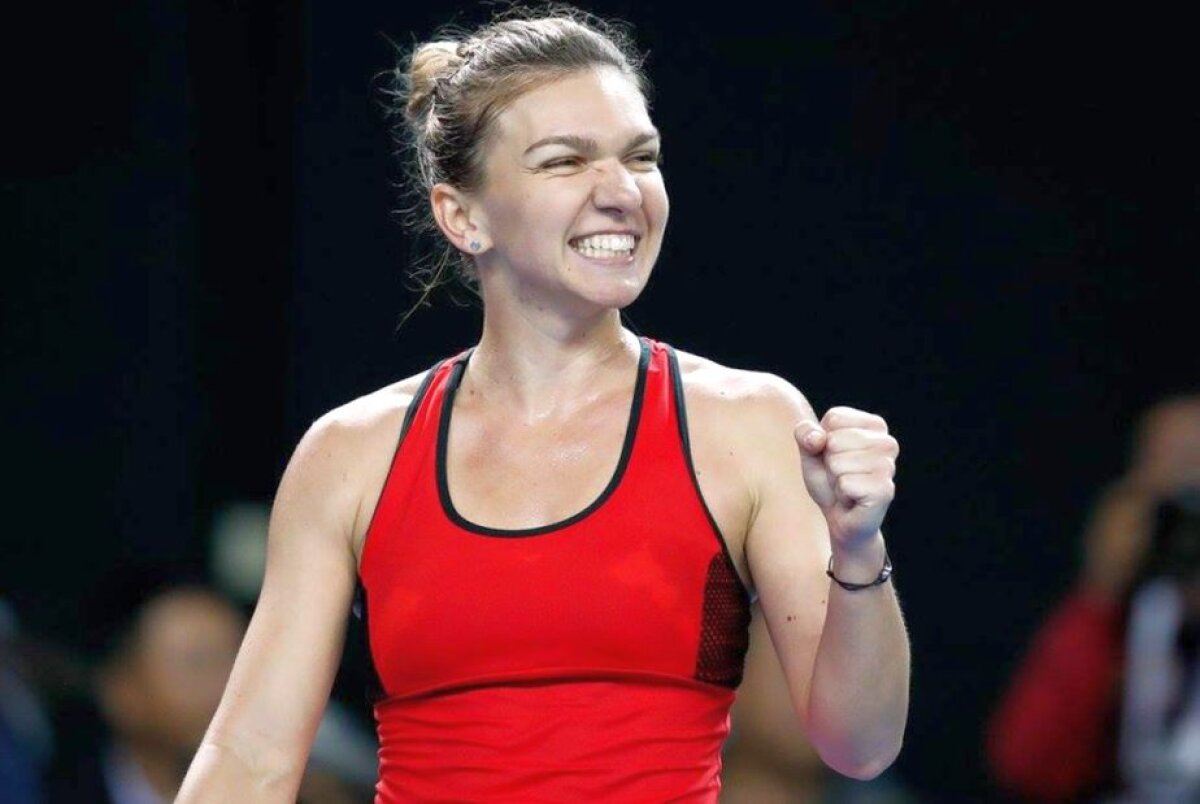 FOTO + VIDEO » Simona Halep, victorie spectaculoasă în finala de la Shenzen! A învins-o pe Siniakova după un meci jucat în sală, fără spectatori