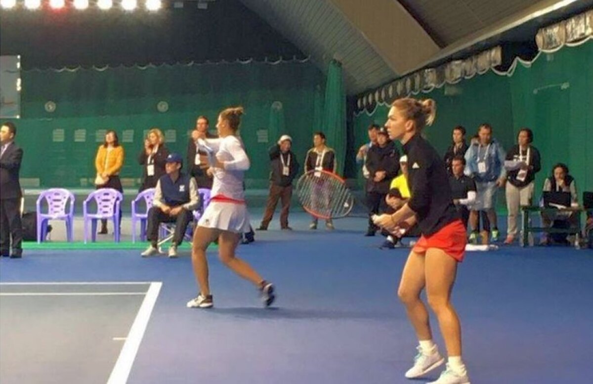 FOTO + VIDEO Simona Halep și Irina Begu, campioane la Shenzen! Victorie dramatică în finală