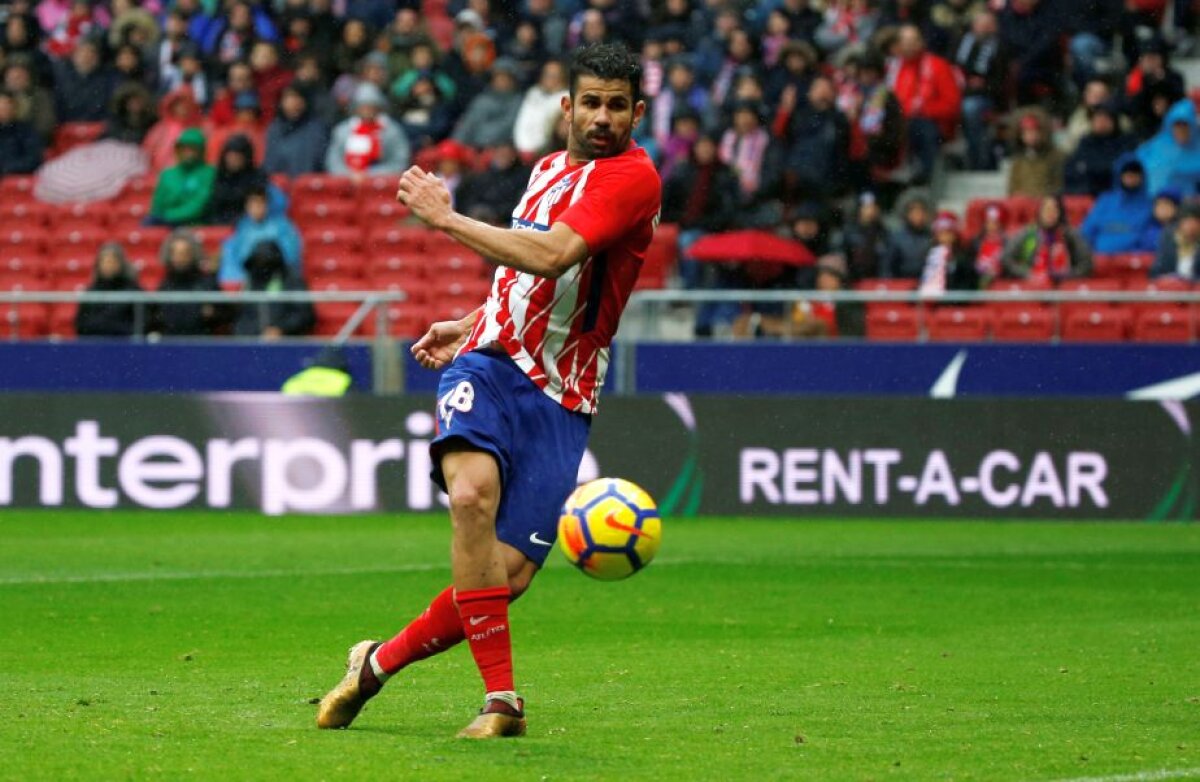 VIDEO Gol și eliminare în aceeași fază! Diego Costa a fost în centrul atenției la primul meci în fața fanilor lui Atletico