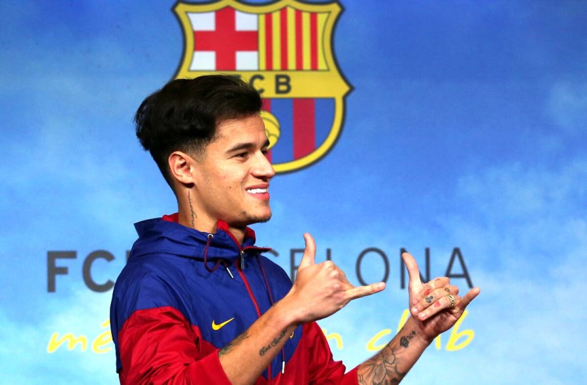 VIDEO + FOTO Coutinho, primele imagini în echipamentul Barcelonei » Ce a declarat Coutinho pe Camp Nou: "Voi juca alături de idolii mei"