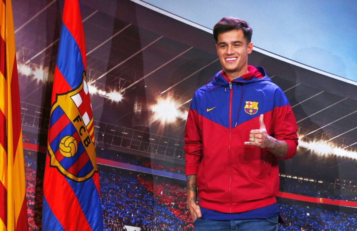 VIDEO + FOTO Coutinho, primele imagini în echipamentul Barcelonei » Ce a declarat Coutinho pe Camp Nou: "Voi juca alături de idolii mei"