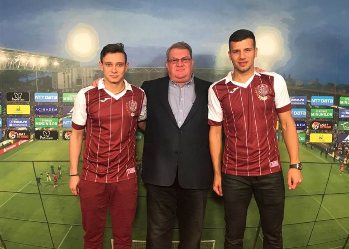 FOTO CFR Cluj și-a prezentat cele două achiziții pe care a plătit 1,2 milioane de euro