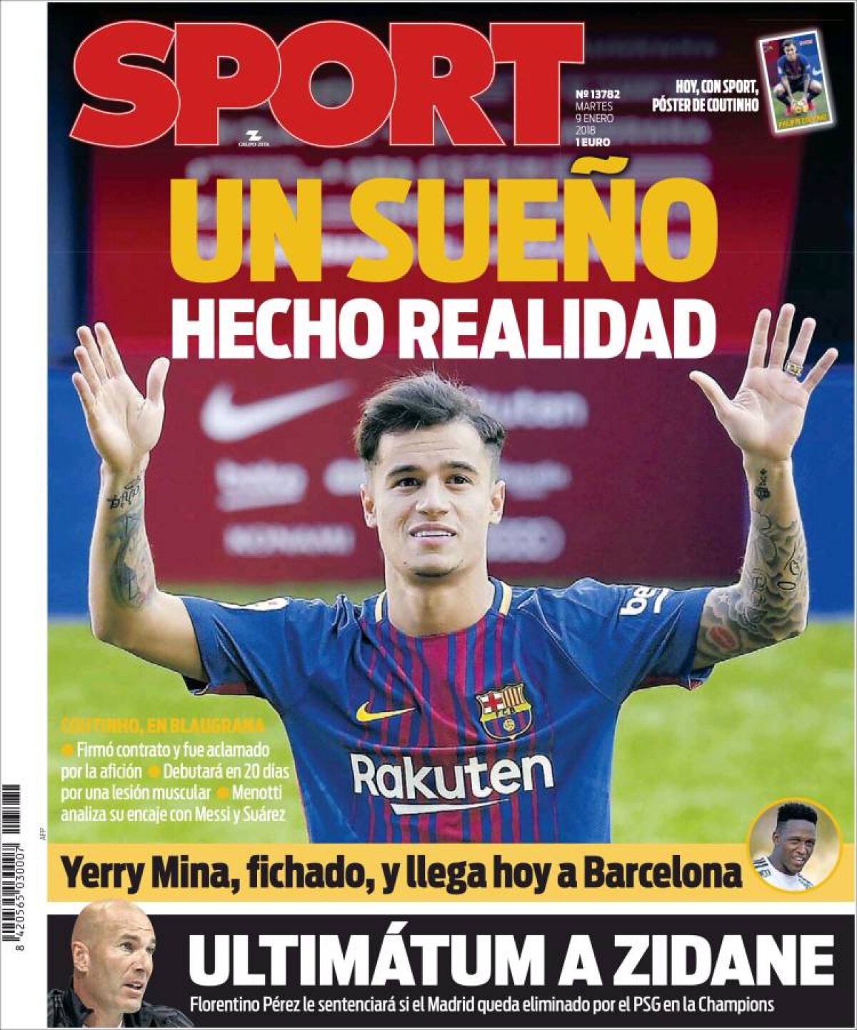 Ce scriu azi ziarele de sport din lume (9 ianuarie 2018)