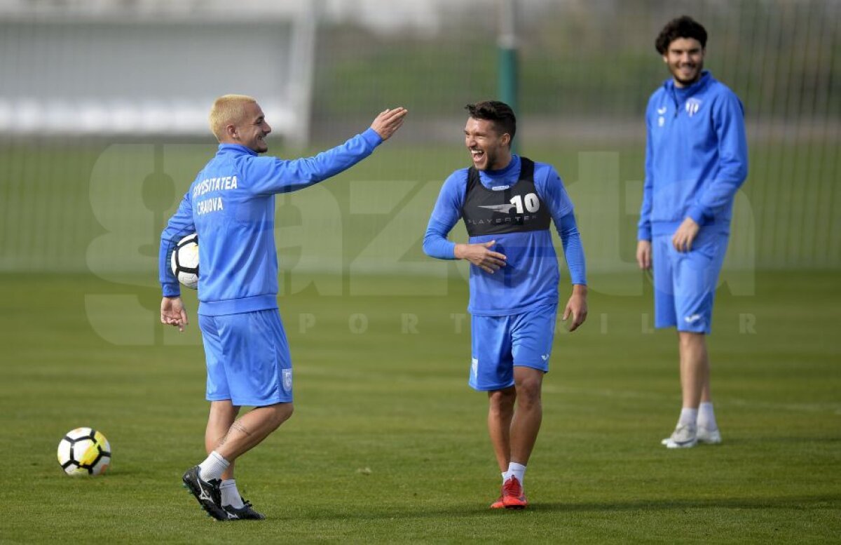 Corespondență GSP din cantonamentul lui CS U Craiova » Oltenii au făcut primul transfer + Mitriță a copiat stilul starurilor din fotbalul mondial
