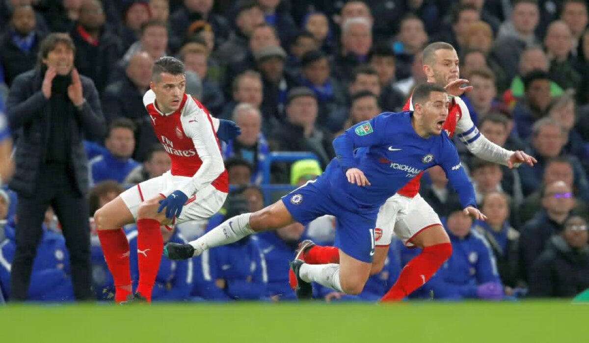 FOTO Chelsea și Arsenal, egal alb în prima manșă a semifinalei Cupei Ligii Angliei