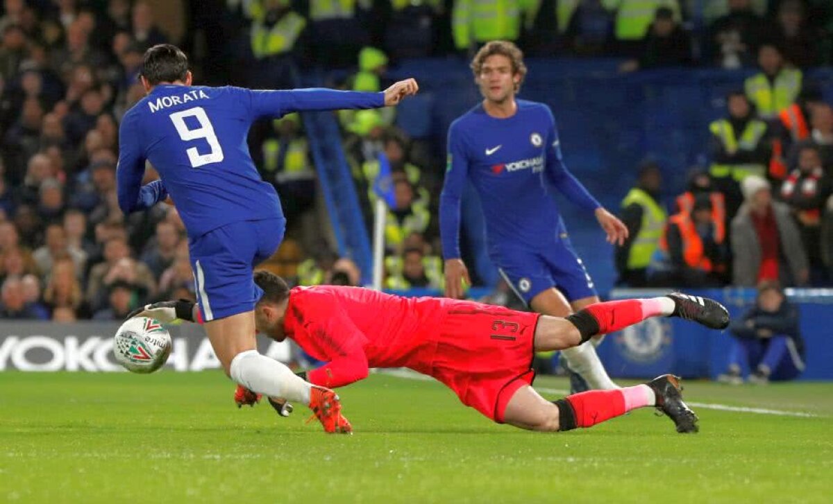 FOTO Chelsea și Arsenal, egal alb în prima manșă a semifinalei Cupei Ligii Angliei