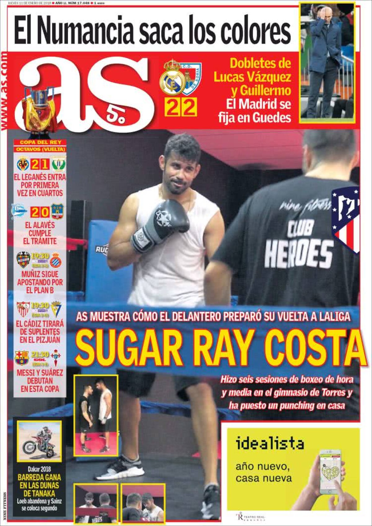 Ce scriu azi ziarele de sport din lume (11 ianuarie 2018)