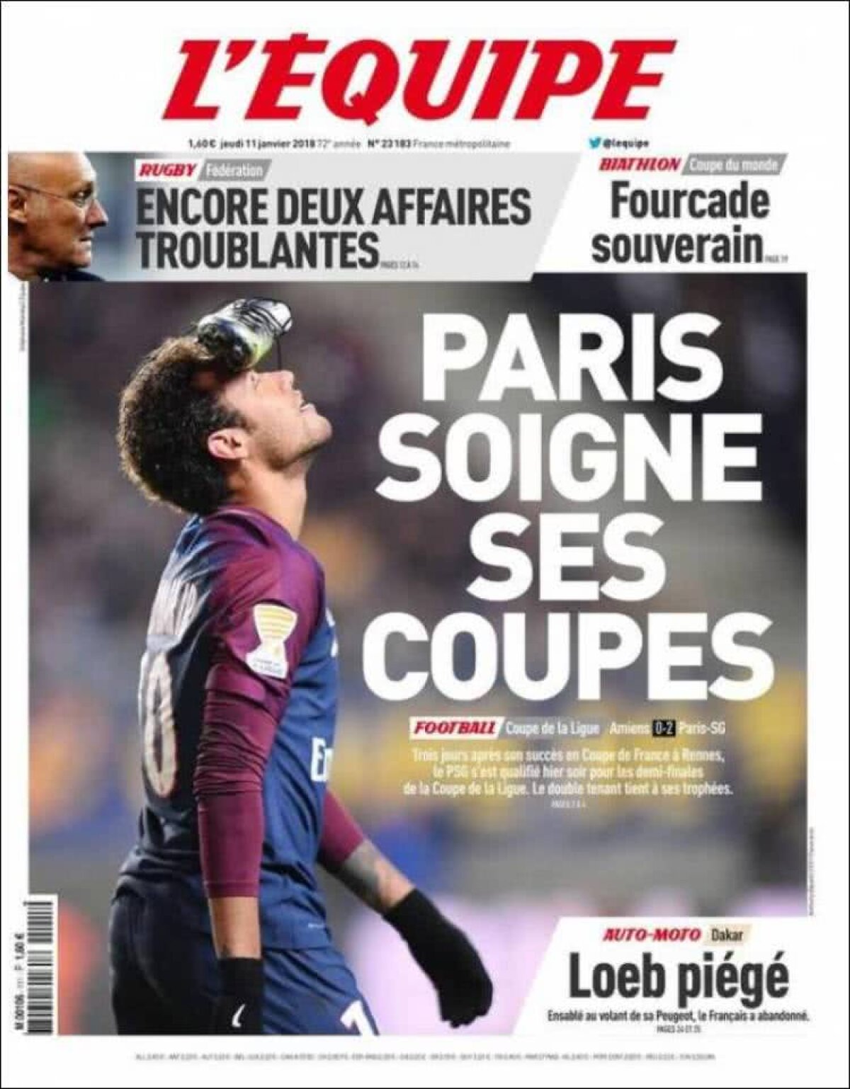 Ce scriu azi ziarele de sport din lume (11 ianuarie 2018)