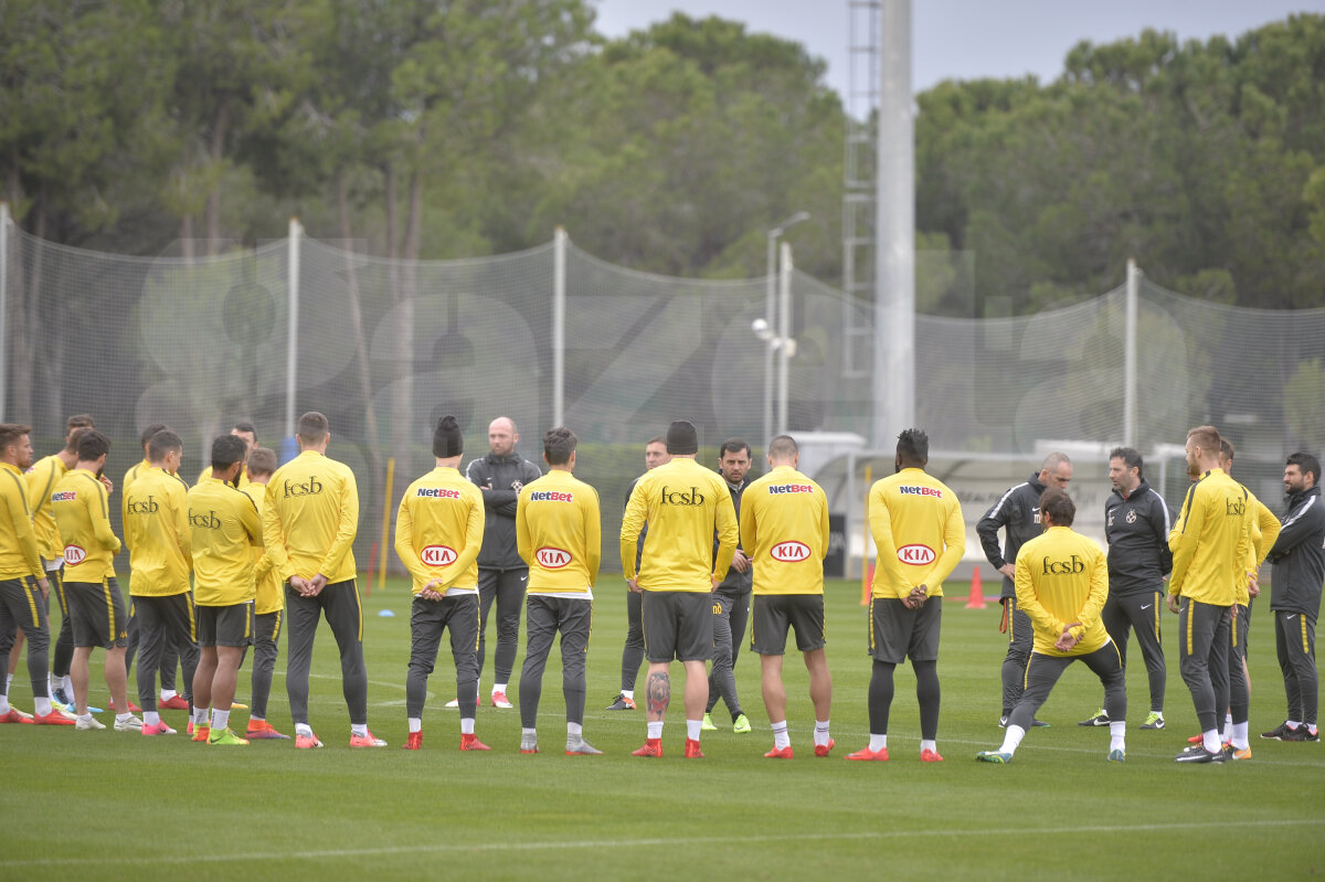 Corespondență GSP din Turcia » GALERIE FOTO + VIDEO Surpriză la antrenamentul de azi al FCSB-ului: pe cine s-a bazat Dică
