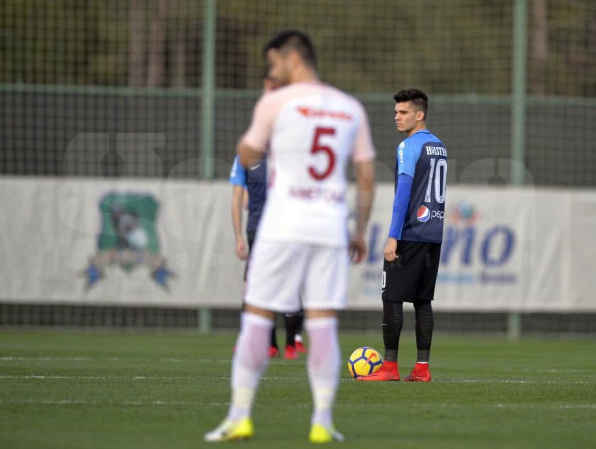 VIDEO+FOTO » Viitorul pierde amicalul cu Galatasaray, scor 0-2! Ianis Hagi a purtat numărul 10 și a fost titular la revenire