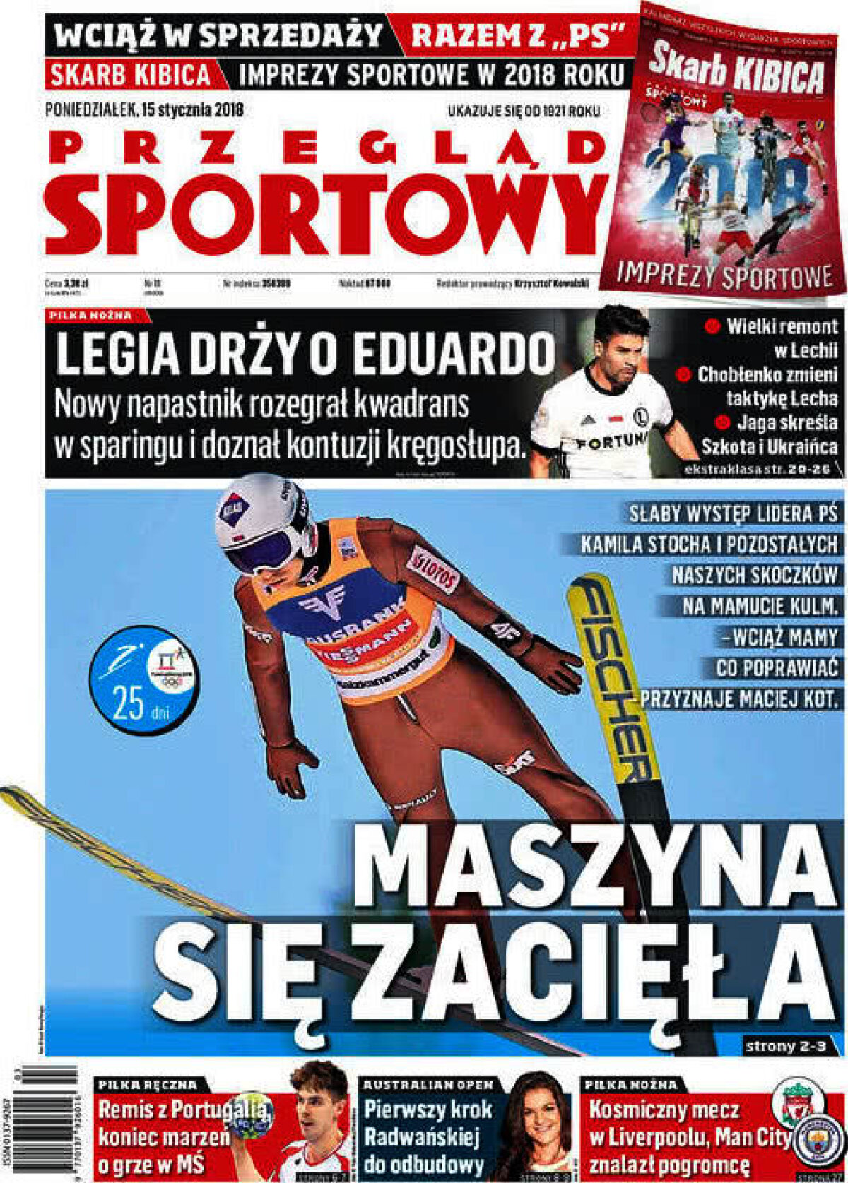 Ce scriu azi ziarele de sport din lume (15 ianuarie 2018)