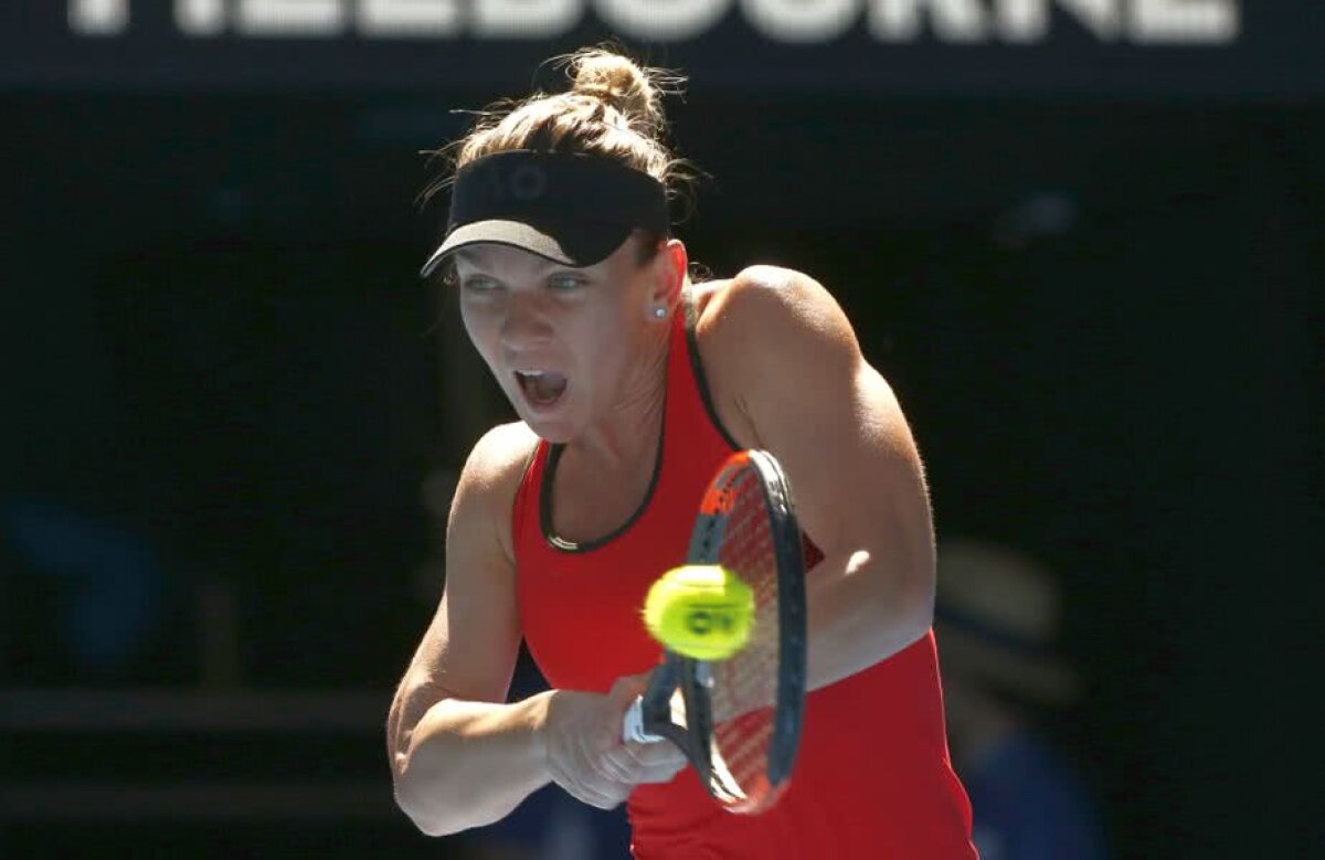 AUSTRALIAN OPEN: Simona Halep s-a calificat în turul II după mari emoții în setul 1 și probleme la gleznă în cel de-al doilea » Își cunoaște următoarea adversară
