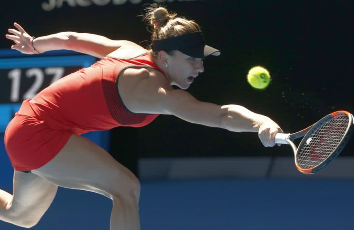 AUSTRALIAN OPEN: Simona Halep s-a calificat în turul II după mari emoții în setul 1 și probleme la gleznă în cel de-al doilea » Își cunoaște următoarea adversară