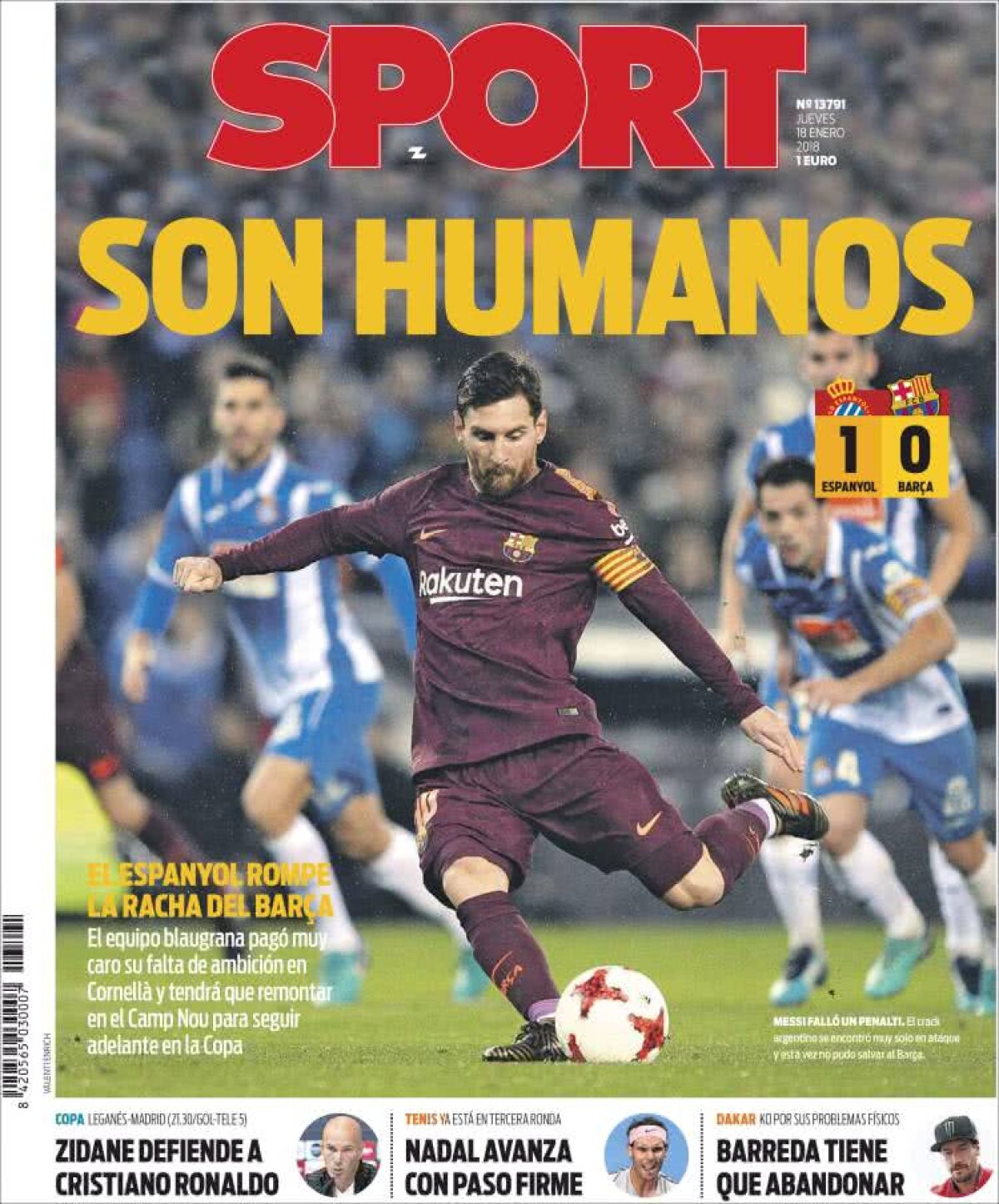 Ce scriu azi ziarele de sport din lume (18 ianuarie 2018)