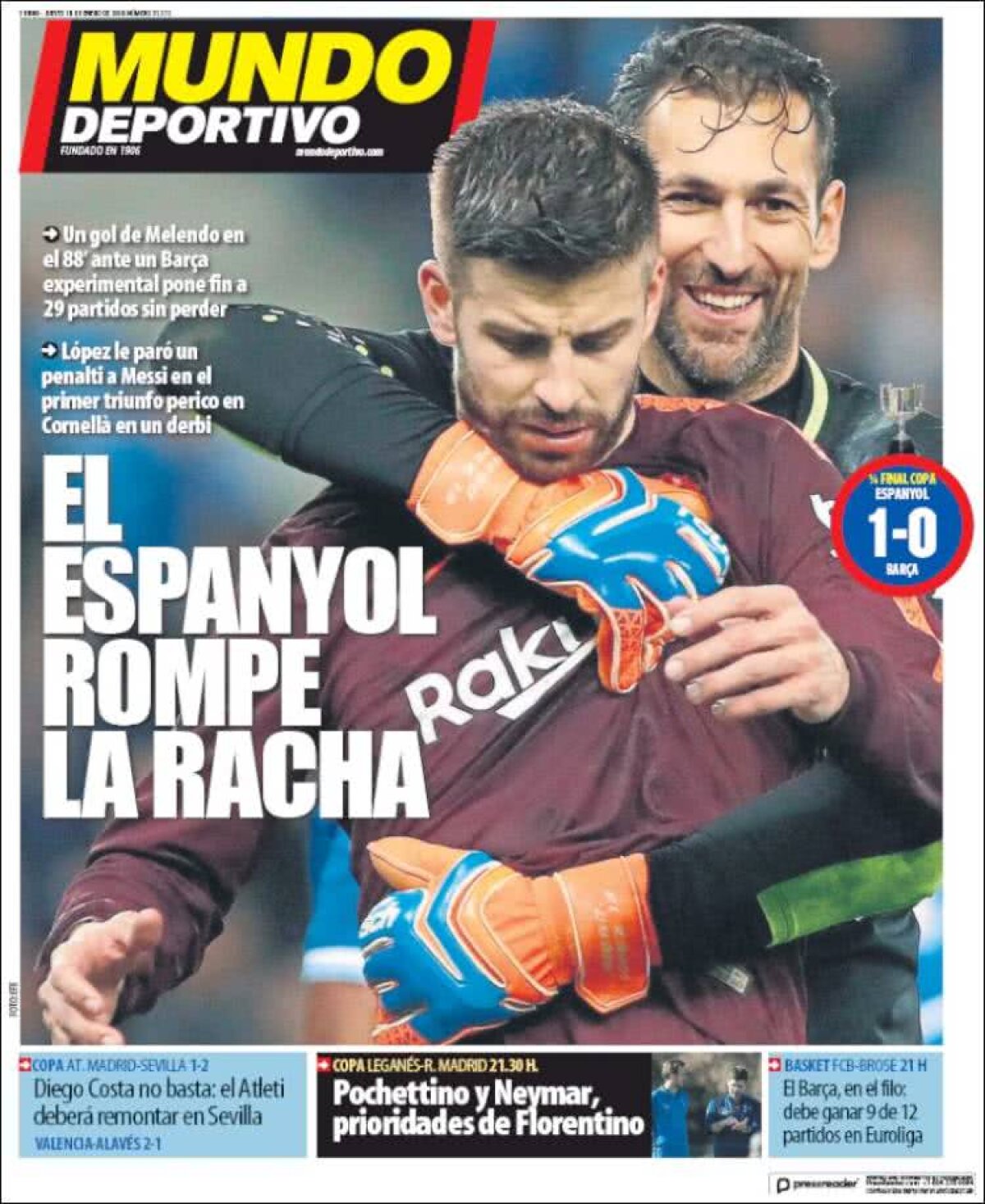 Ce scriu azi ziarele de sport din lume (18 ianuarie 2018)