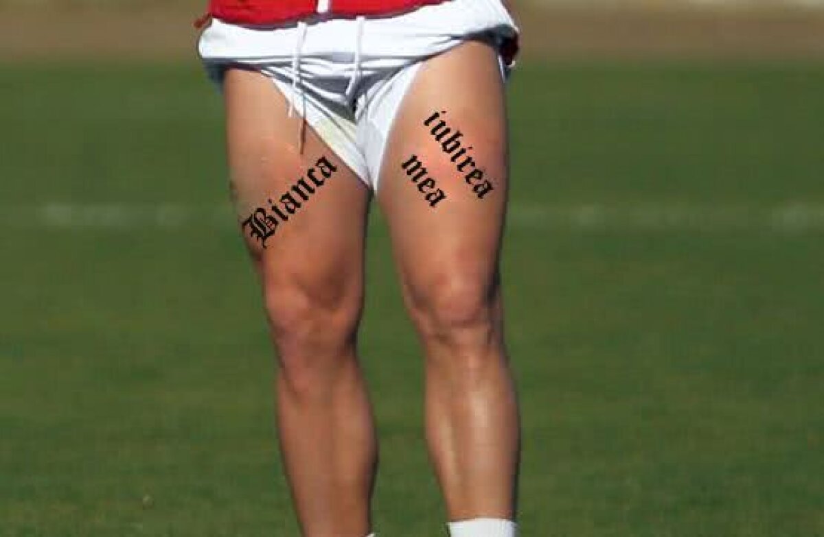 FOTO Steliano a recidivat! Alte 13 tatuaje pe care și le-a făcut pe picioare: ”FCSB nu e Steaua” :D