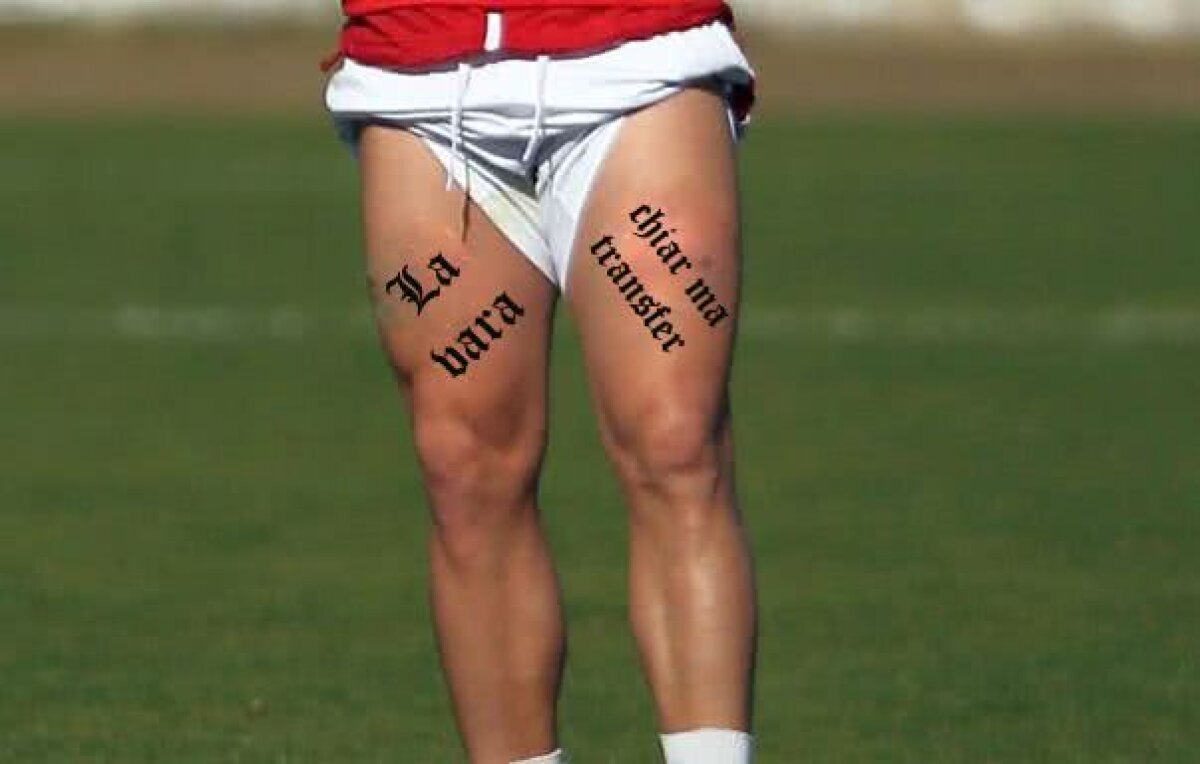 FOTO Steliano a recidivat! Alte 13 tatuaje pe care și le-a făcut pe picioare: ”FCSB nu e Steaua” :D