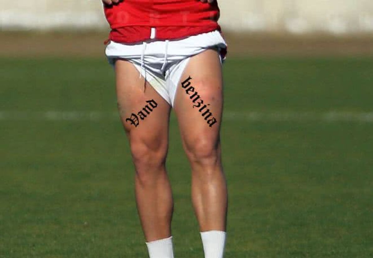 FOTO Steliano a recidivat! Alte 13 tatuaje pe care și le-a făcut pe picioare: ”FCSB nu e Steaua” :D