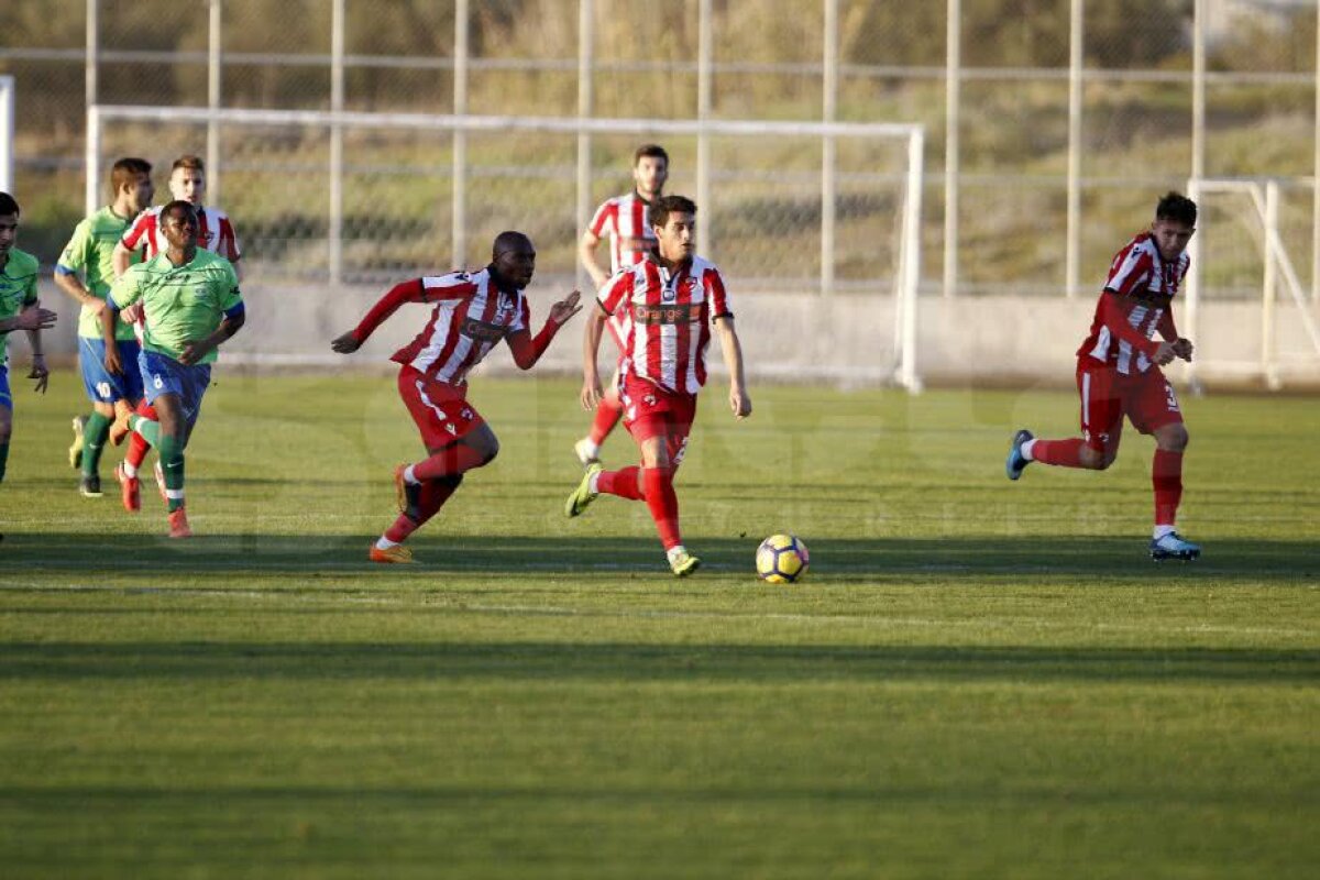  VIDEO + FOTO Dinamo marchează 4 goluri în 10 minute şi se impune categoric în primul amical al iernii