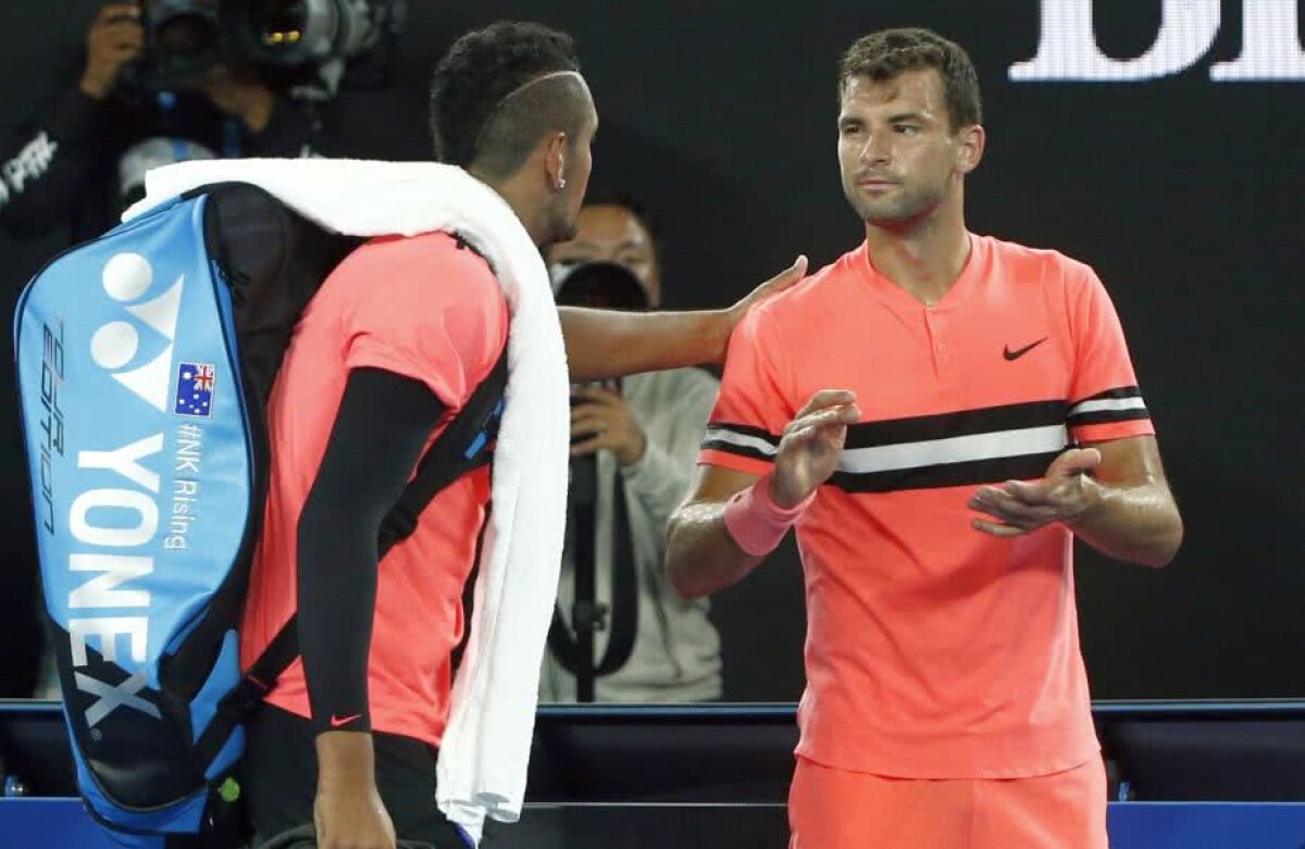 AUSTRALIAN OPEN // FOTO Rafael Nadal supraviețuiește unui test dificil: victorie după aproape 4 ore + Meci magnific între Kyrgios și Dimitrov » Toate rezultatele zilei de la Australian Open