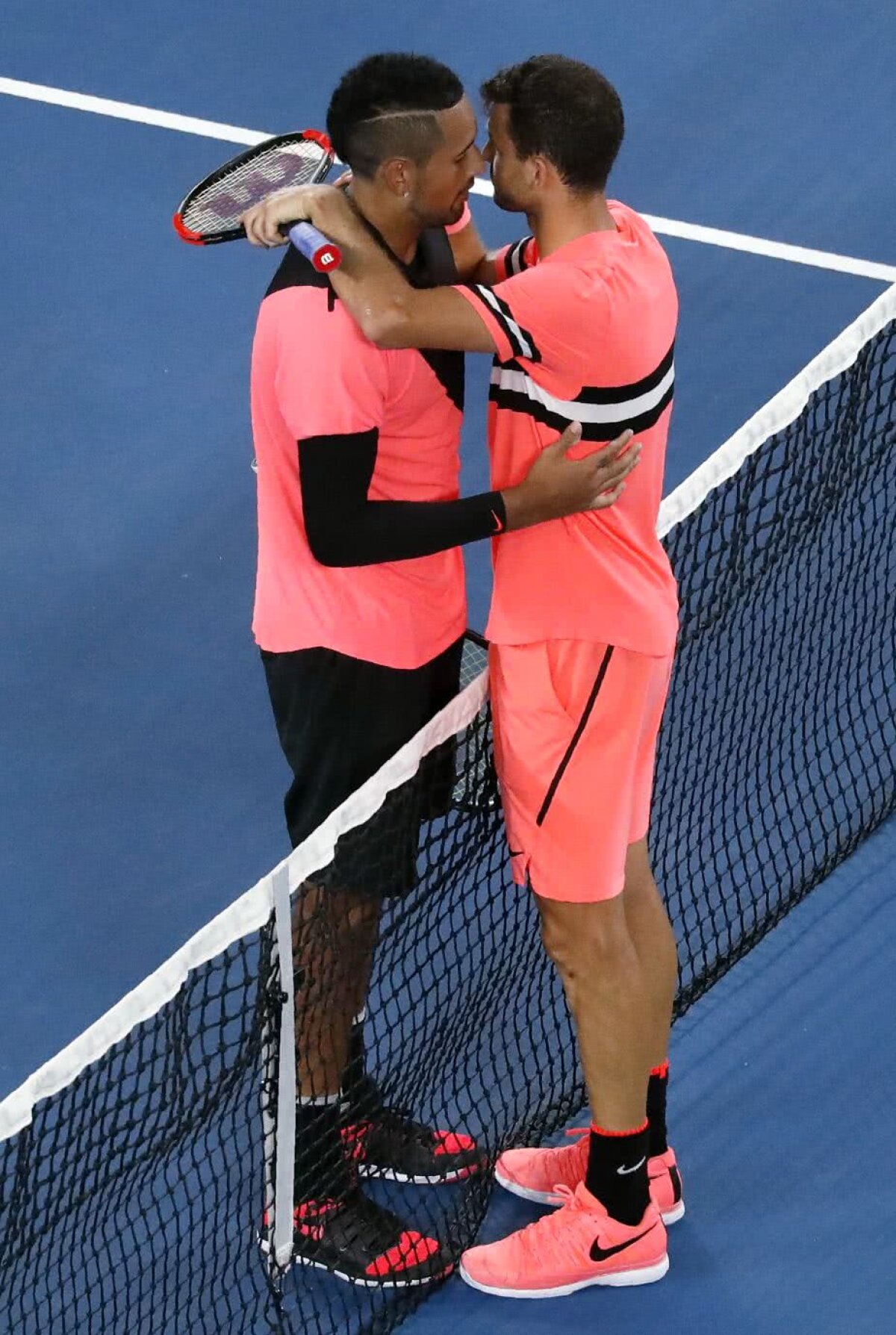 AUSTRALIAN OPEN. VIDEO+FOTO S-a aflat! Ce și-au spus la fileu Grigor Dimitrov și Nick Kyrgios după optimea fabuloasă de la Australian Open