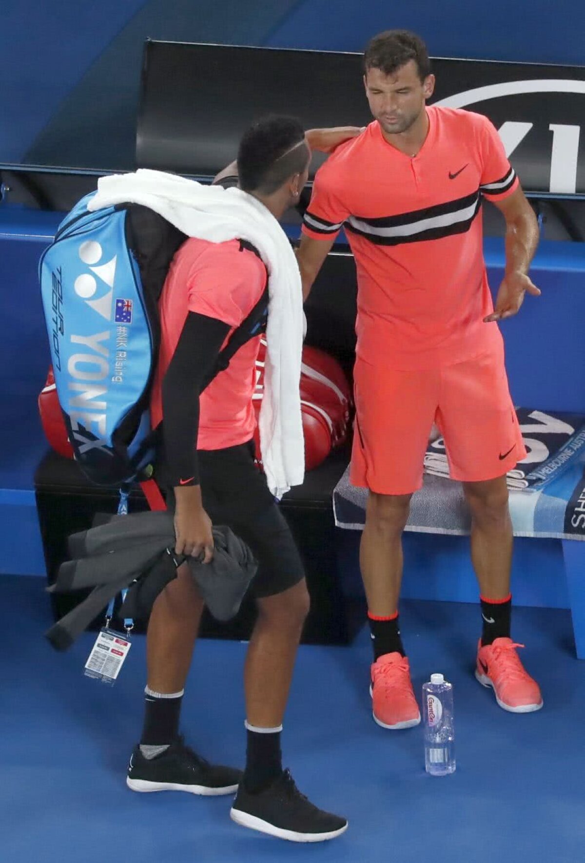 AUSTRALIAN OPEN. VIDEO+FOTO S-a aflat! Ce și-au spus la fileu Grigor Dimitrov și Nick Kyrgios după optimea fabuloasă de la Australian Open