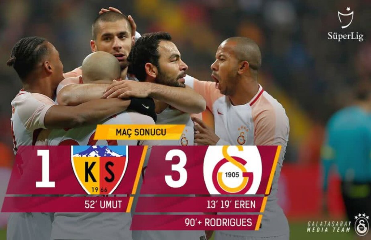 VIDEO + FOTO Șumudică, înfrângere pe teren propriu cu Galatasaray într-un meci cu scântei! 6 foști jucători din Liga 1 au fost în teren 