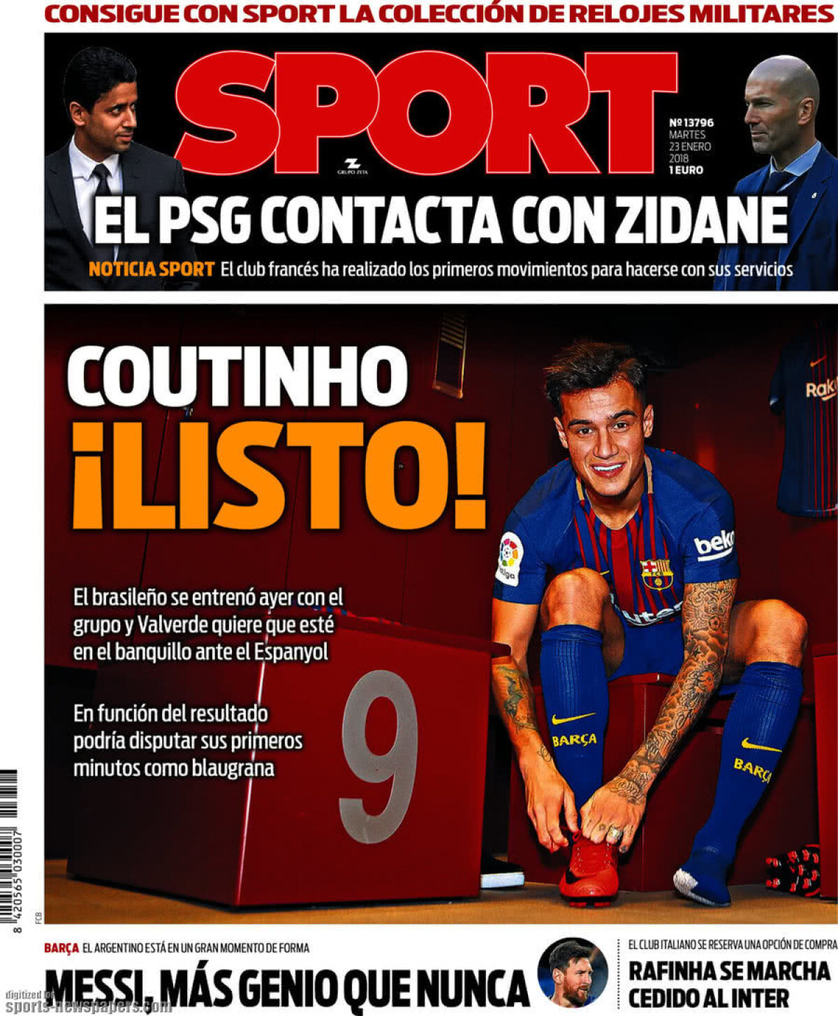 Ce scriu azi ziarele de sport din lume (23 ianuarie 2018)