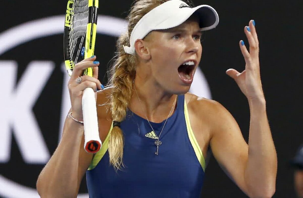 FOTO Caroline Wozniacki a trecut de Carla Suarez Navarro și e în semifinale la Australian Open » Cum o poate depăși pe Simona Halep