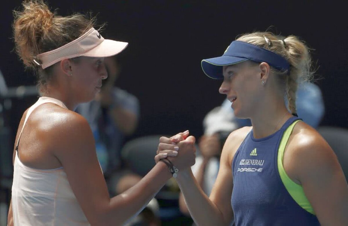 AUSTRALIAN OPEN. S-a încheiat meciul dintre Angelique Kerber și Madison Keys » Știm cine o așteaptă pe Simona Halep în semifinale