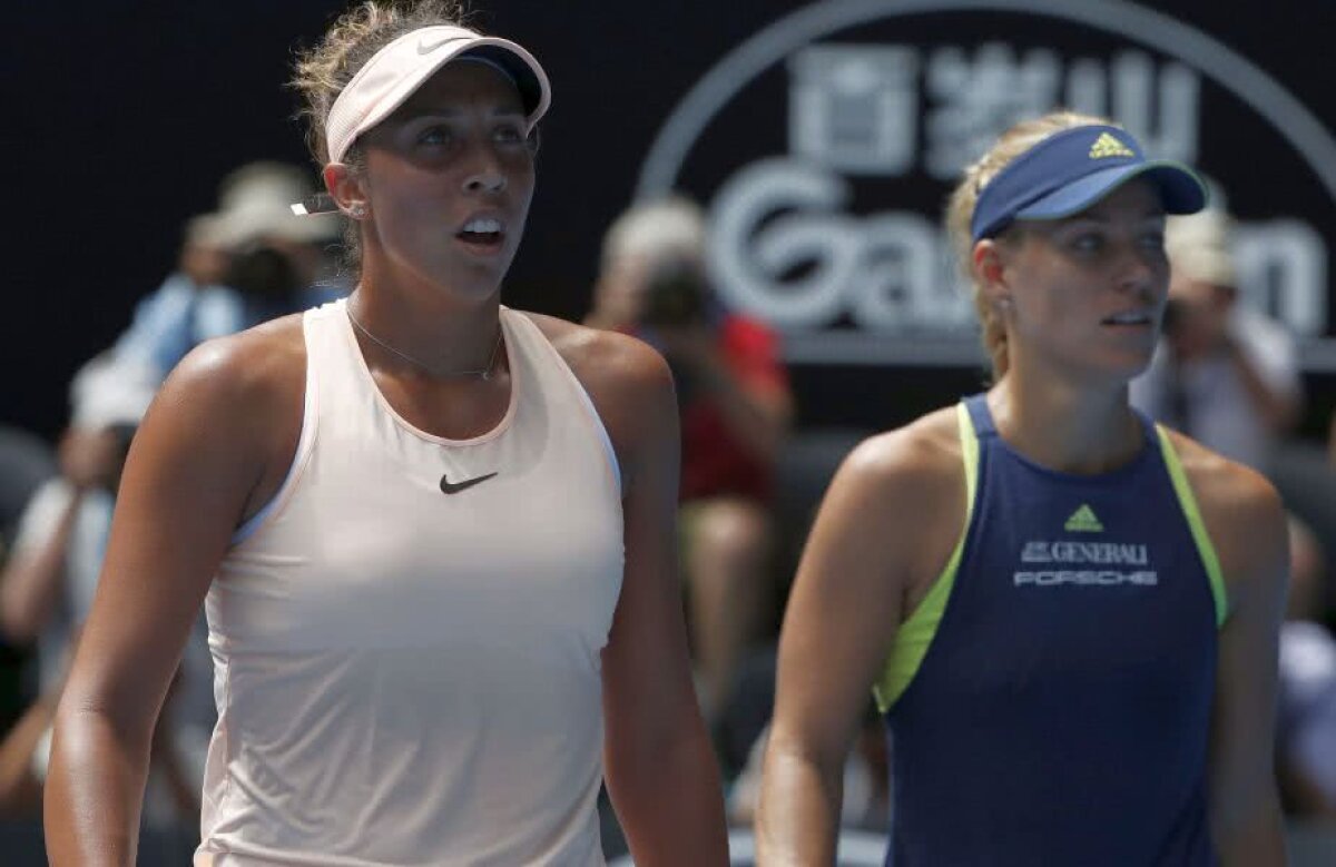 AUSTRALIAN OPEN. S-a încheiat meciul dintre Angelique Kerber și Madison Keys » Știm cine o așteaptă pe Simona Halep în semifinale