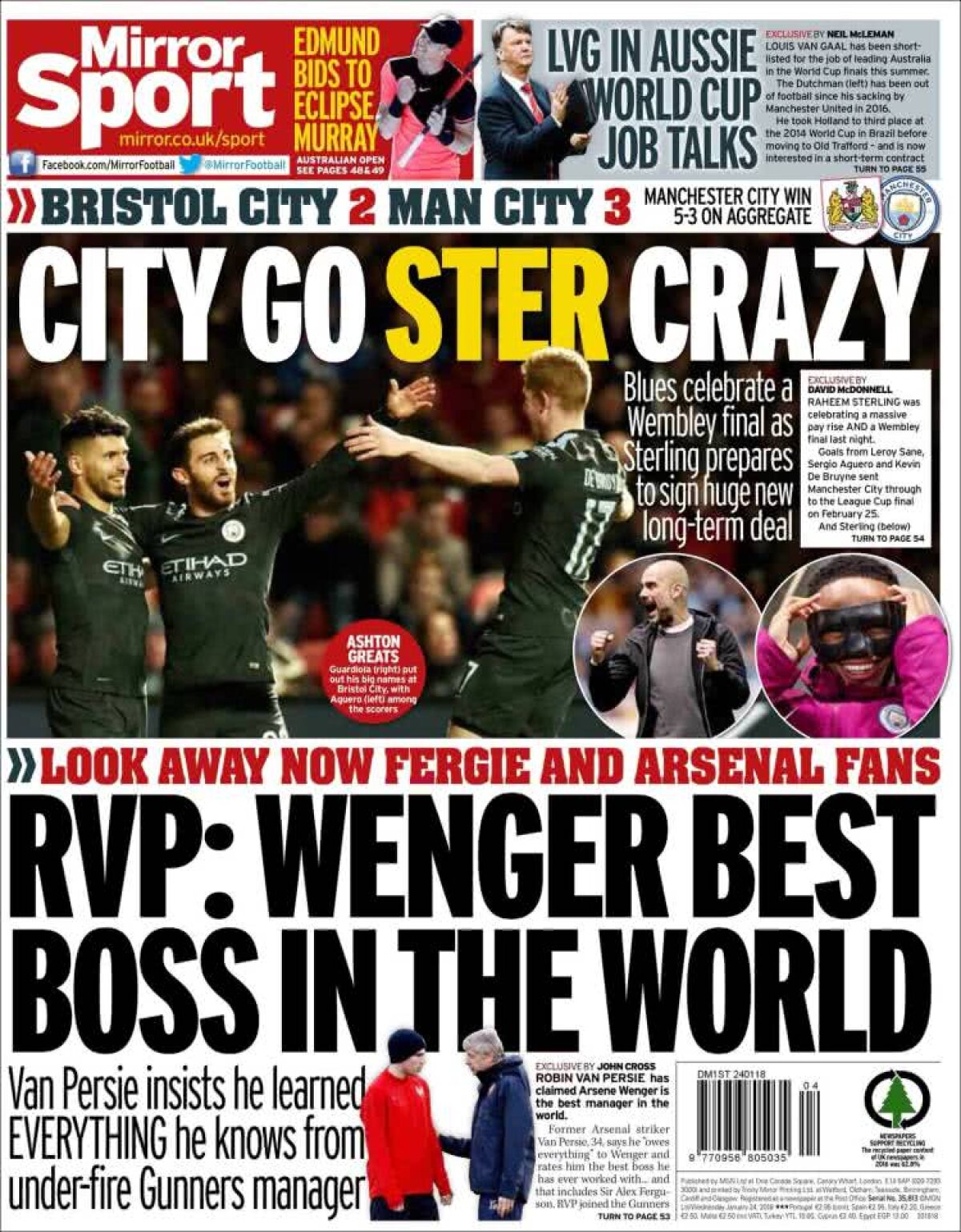 Ce scriu azi ziarele de sport din lume (24 ianuarie 2018)