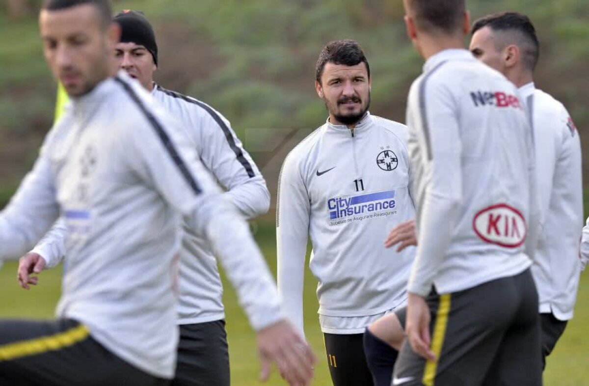 Corespondenţă din Spania // VIDEO + FOTO Cristi Tănase, primul antrenament sub comanda lui Dică » Colegii îl alintă "Arda Turan"