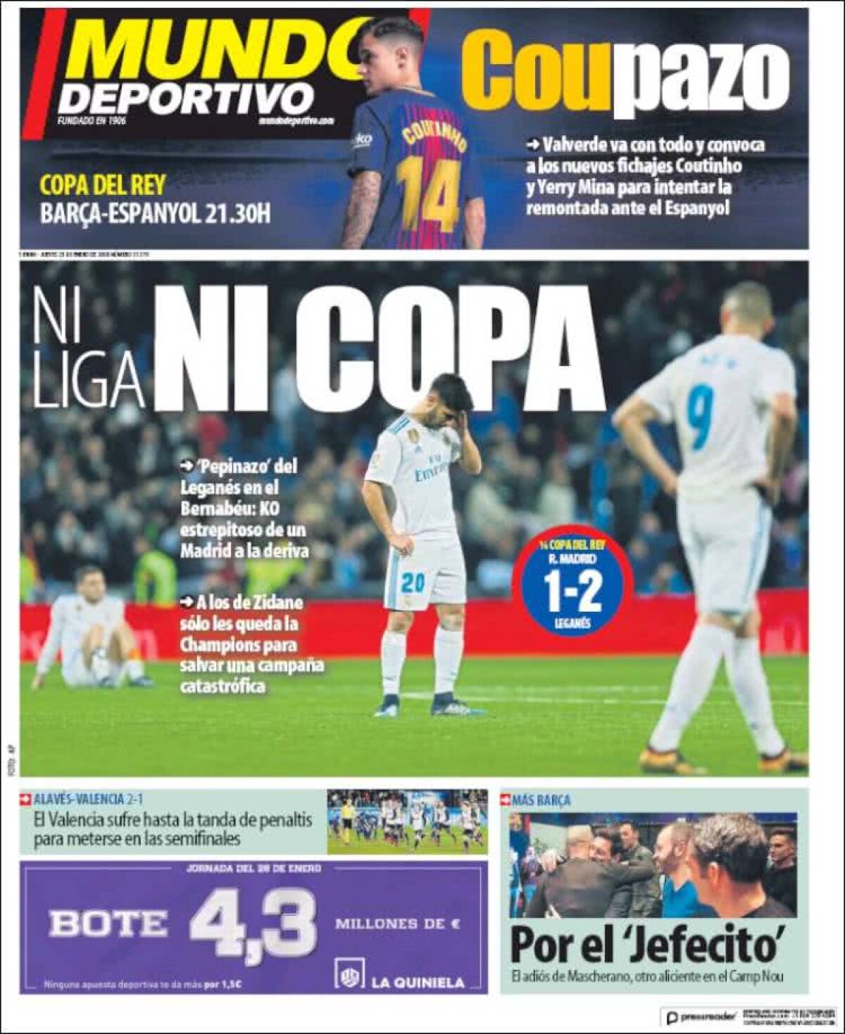 Ce scriu azi ziarele de sport din lume (25 ianuarie 2018)