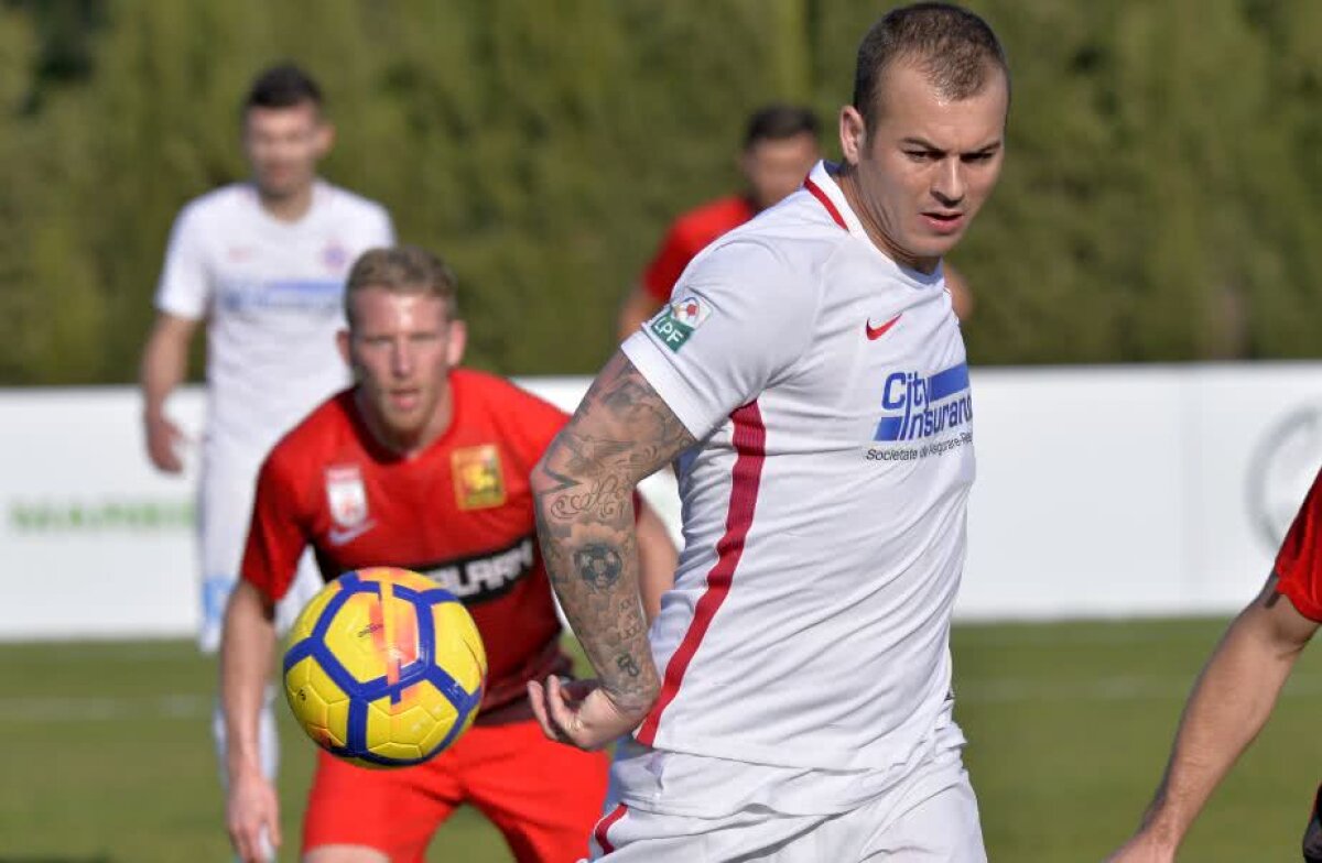 VIDEO + FOTO FCSB pierde amicalul cu Admira Wacker, după o primă repriză dezastruoasă! 5 goluri marcate, a debutat și Găman