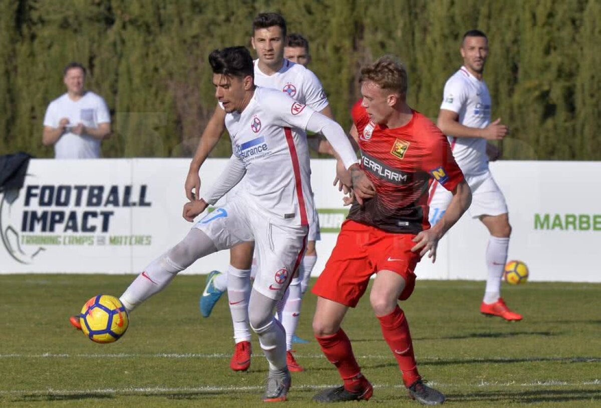 VIDEO + FOTO FCSB pierde amicalul cu Admira Wacker, după o primă repriză dezastruoasă! 5 goluri marcate, a debutat și Găman