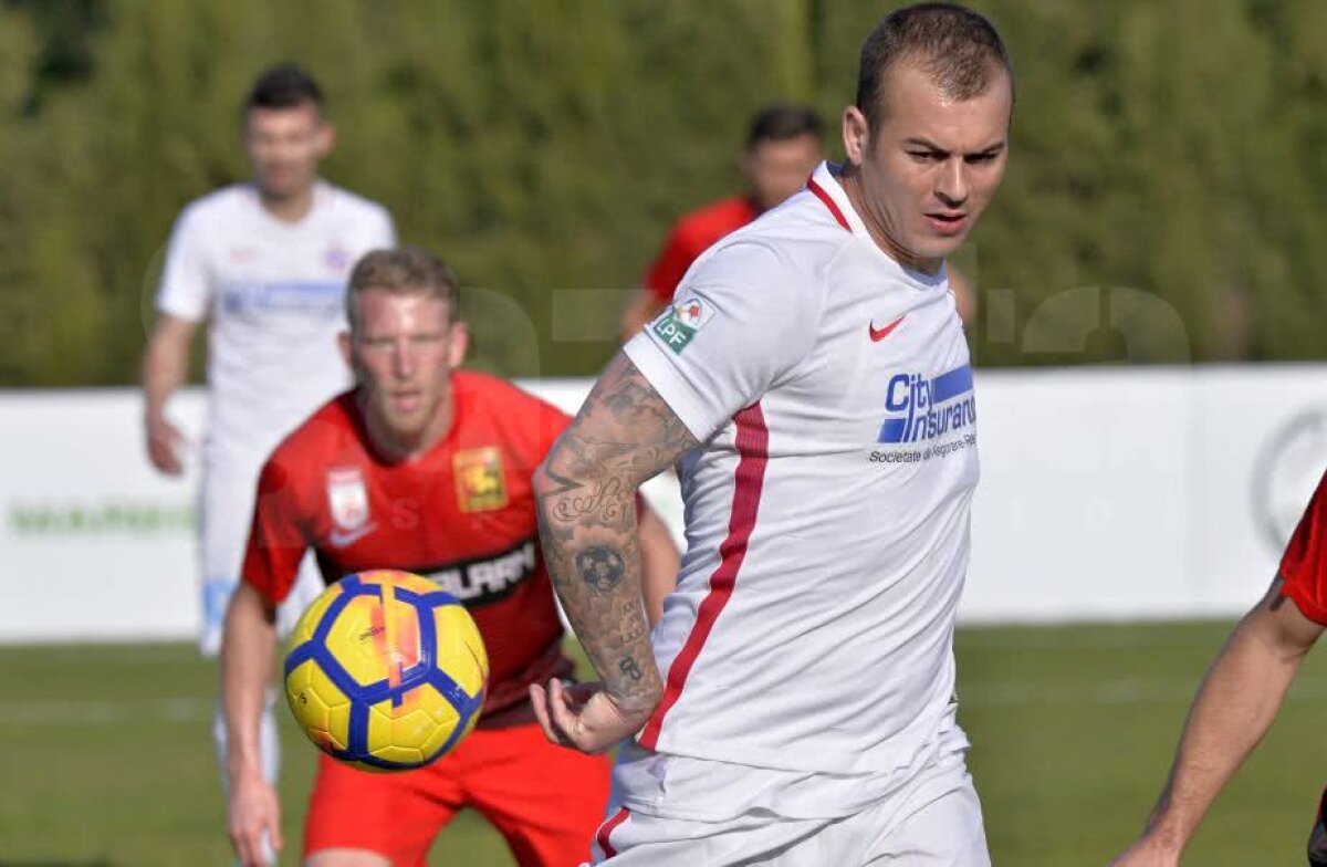 VIDEO + FOTO FCSB pierde amicalul cu Admira Wacker, după o primă repriză dezastruoasă! 5 goluri marcate, a debutat și Găman