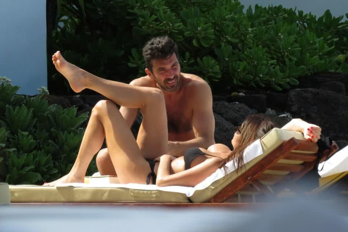 FOTO Buffon se relaxează cu Ilaria în Maurițius » Imagini fierbinți de la plajă